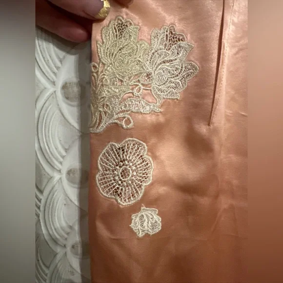 Coach NWT silk slip dress. Size 6 - Picture 9 of 12